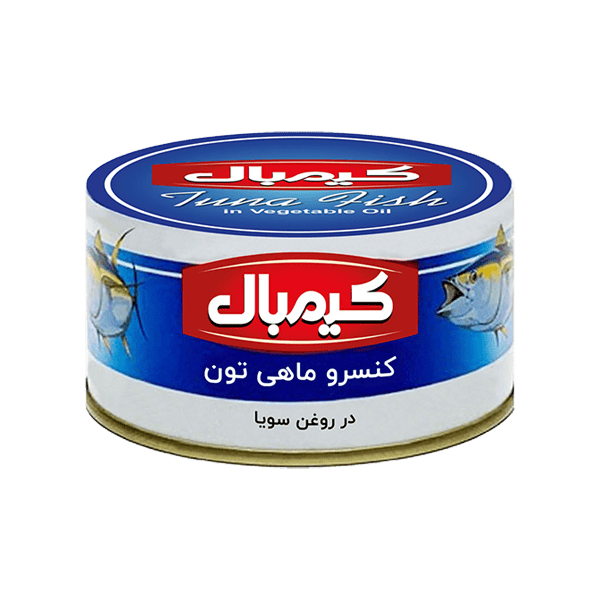 کنسرو ماهی تن در روغن گیاهی کیمبال وزن 180 گرمی (بسته 24 عددی)