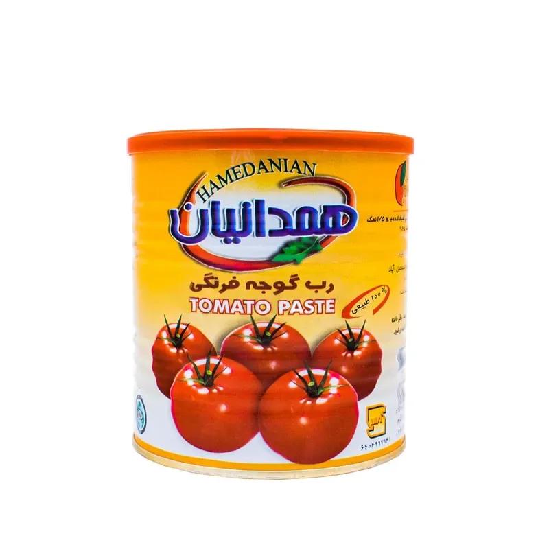 کنسرو رب گوجه فرنگی همدانیان وزن 800 گرمی (بسته 12 عددی)