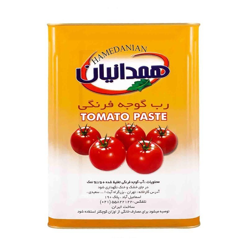 کنسرو رب گوجه فرنگی همدانیان وزن 17 کیلوگرمی (1 عددی)