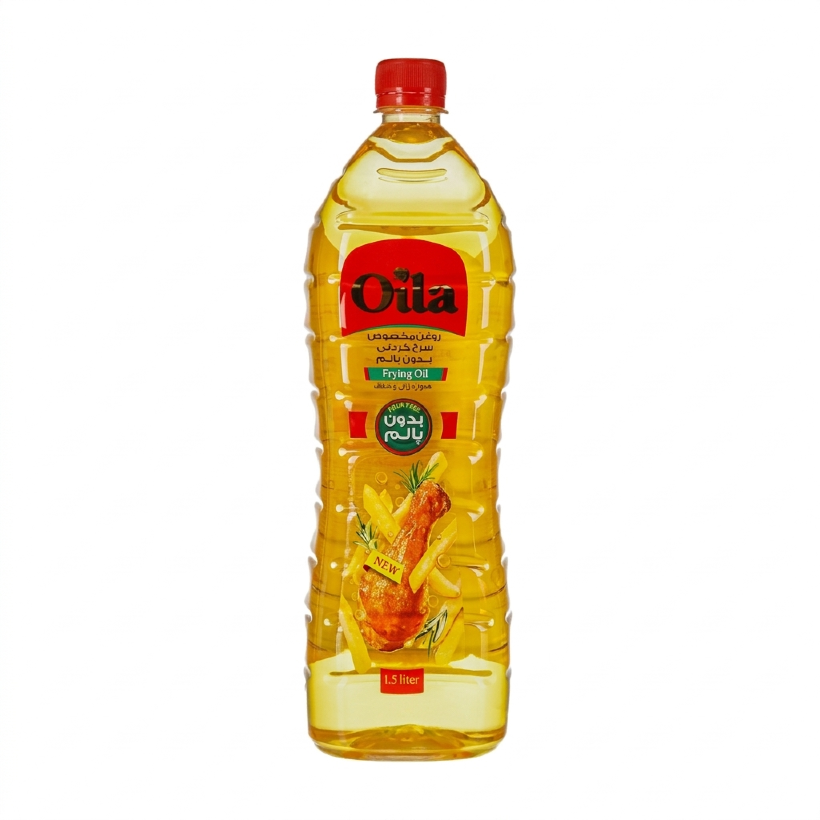 روغن مایع اویلا مخصوص سرخ کردنی حجم 1.5 لیتری (کارتن 8 عددی)