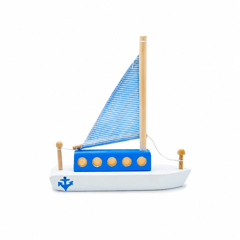 قایق چوبی اسباب بازی نوزاد مدل boat