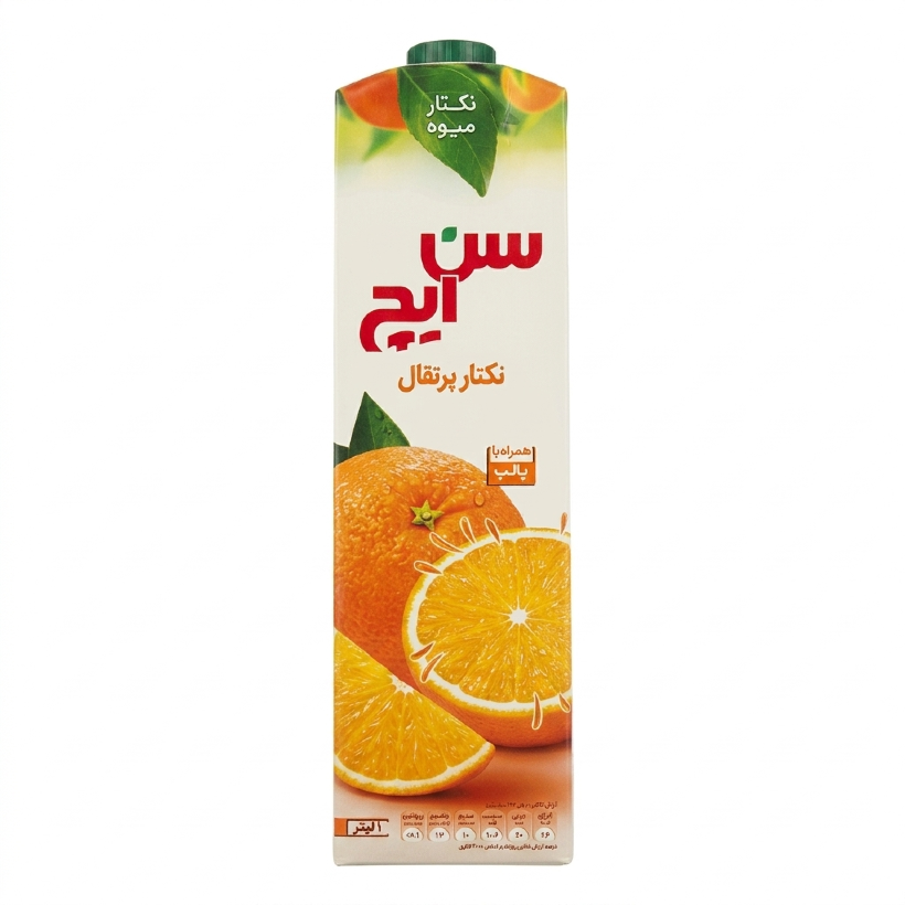 آبمیوه پرتقال سن ایچ حجم 1 لیتری (کارتن 12 عددی)