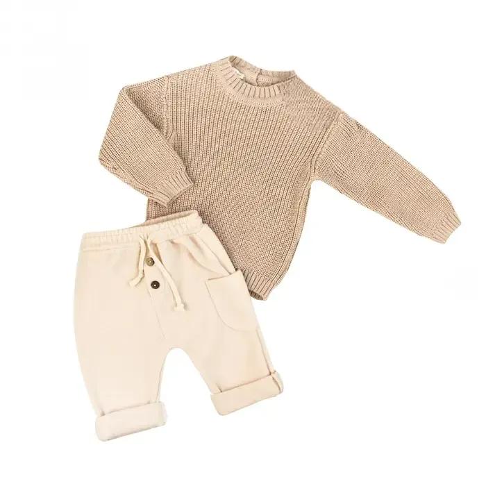 بلوز و شلوار بافت بیبی میو مدل Baby Mio 4067