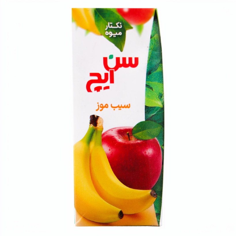 آبمیوه سیب و موز سن ایچ حجم 200 میلی لیتری (کارتن 36 عددی)