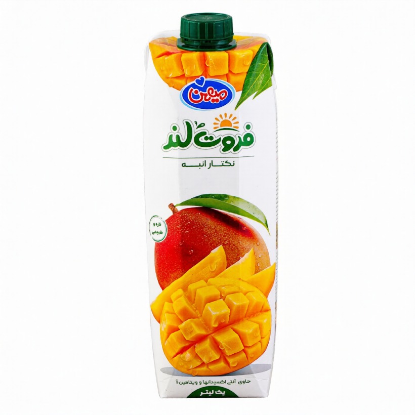 آبمیوه انبه فروت لند میهن حجم 1 لیتری (بسته 10 عددی)