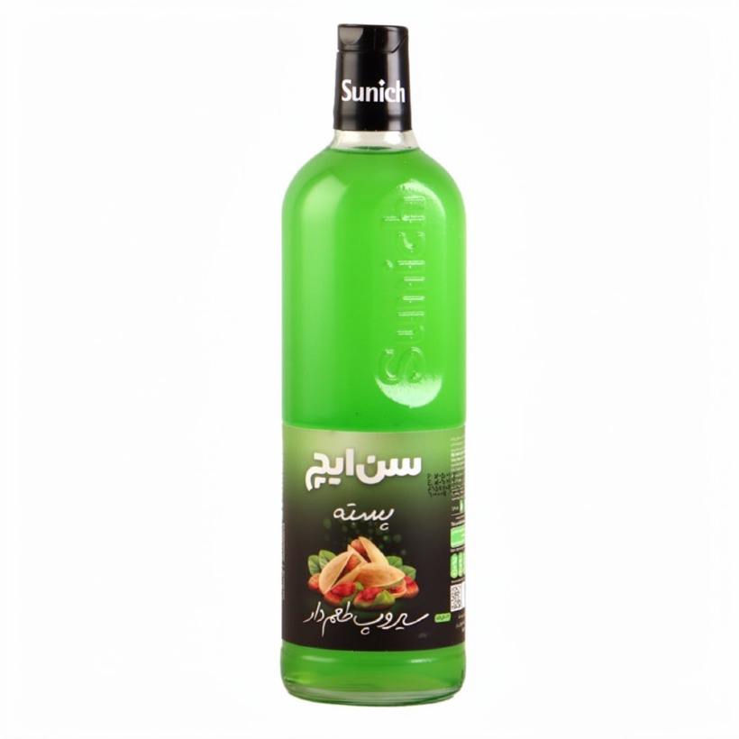 شربت سیروپ پسته سن ایچ حجم 840 میلی لیتری (کارتن 6 عددی)