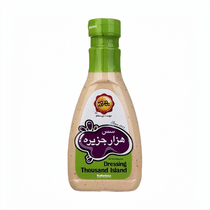 سس هزار جزیره بهروز وزن 440 گرمی (بسته 12 عددی)