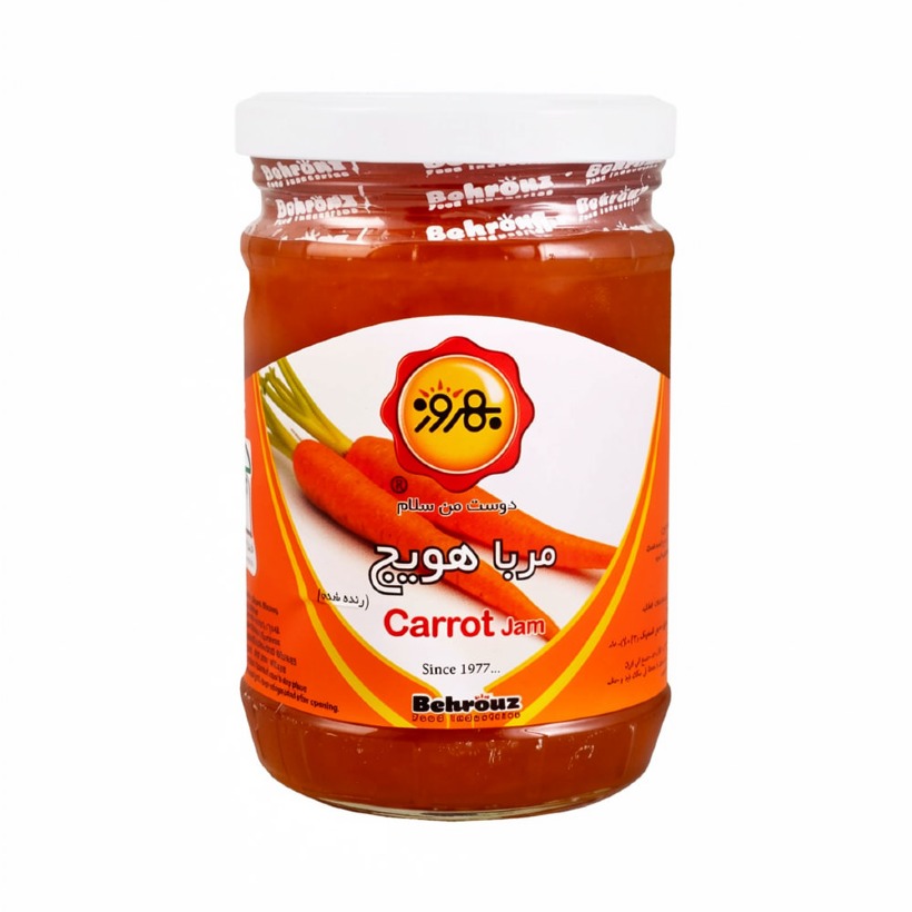 مربا هویج بهروز وزن 320 گرمی (بسته 12 عددی)