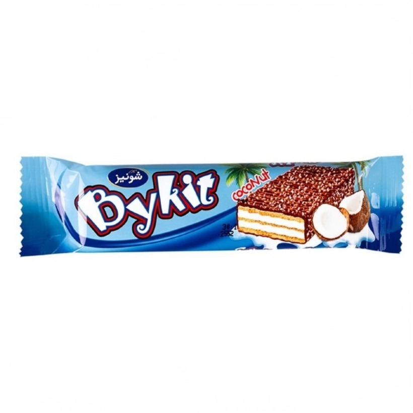 ویفر بایکیت نارگیلی و روکش شکلات شونیز 24 گرمی (24 بسته)