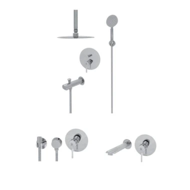 ست شیرآلات توکار شیبه مدل سهند همراه با مغزی