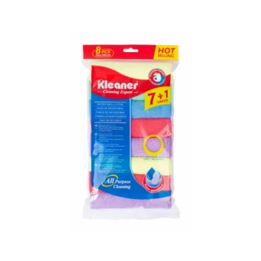 دستمال میکروفایبر Kleaner مدل GSG006 مجموعه ۸ عددی