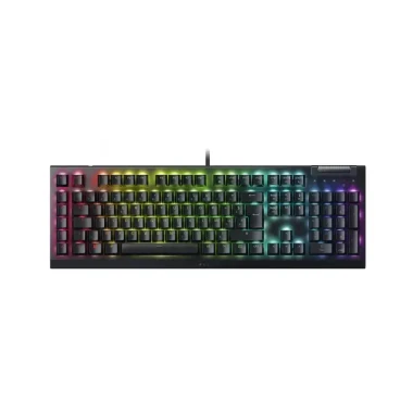 کیبورد گیمینگ ریزر مدل Blackwidow V4X Green Switch