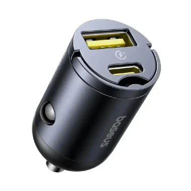 شارژر فندکی بیسوس مدل Tiny Star C00035001121-02 توان 30 وات