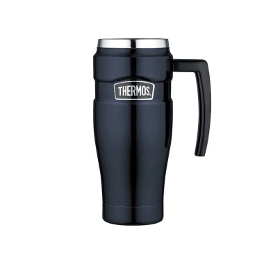 ماگ دسته دار ترموس کینگ مدل Thermos stainless king travel mug ظرفیت 470 میلی لیتر 