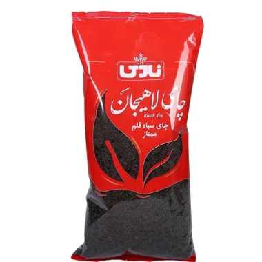 چای سیاه قلم ممتاز لاهیجان نادی وزن 500 گرمی (کارتن 6 بسته‌ای)