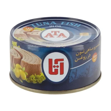 کنسرو ماهی تن آتا وزن 180 گرمی (بسته 24 عددی)