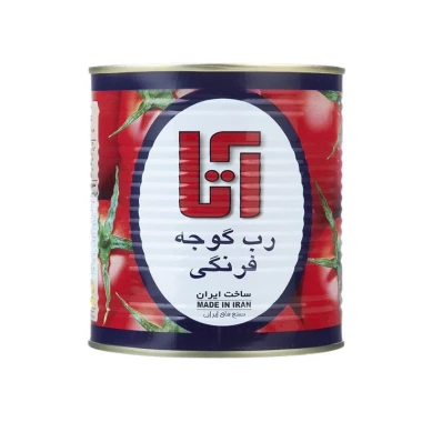 کنسرو رب گوجه فرنگی آتا وزن 800 گرمی (بسته 12 عددی)