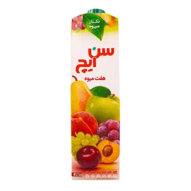 آبمیوه مخلوط هفت میوه سن ایچ حجم 1 لیتری (کارتن 12 عددی)