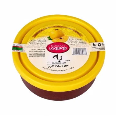 مربا به موسوی طرح ویترا وزن 350 گرمی (کارتن 12 عددی)