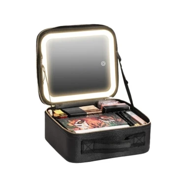 کیف لوازم آرایش آینه دار گرین لاین Green Lion Makeup Organizer GNMAKEORGBK دارای چراغ
