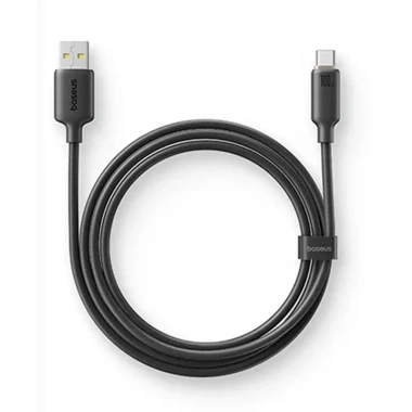 کابل شارژ سریع USB-A به USB-C بیسوس مدل Baseus E0426800 طول 1m - مشکی