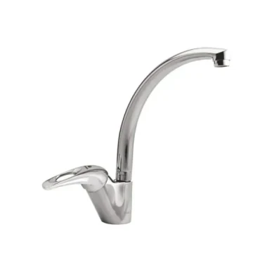 شیر ظرفشویی ثابت با علم ریختگی شیبه مدل کیش