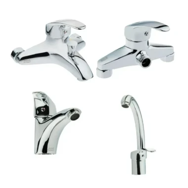 ست شیرآلات شیبه مدل خزر (با ظرفشویی ثابت)