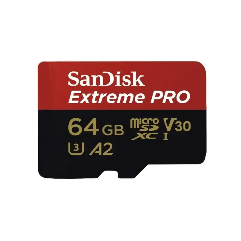 کارت حافظه سن دیسک مدل SanDisk Extreme Pro MicroSDXC GN6MA سرعت 200 ظرفیت 64 گیگابایت با آداپتور