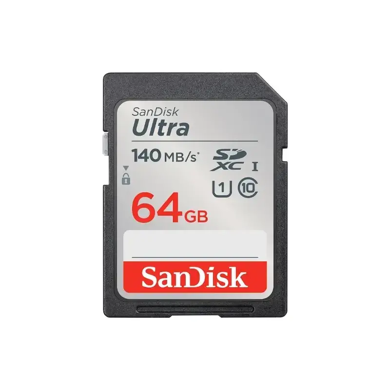کارت حافظه سن دیسک مدل SanDisk Ultra SDXC UHS-I GN6IN سرعت 140 با ظرفیت 64 گیگابایت