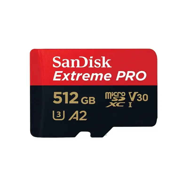 کارت حافظه سن دیسک مدل SanDisk Extreme Pro MicroSDXC UHS-I Gn6ma سرعت 200 ظرفیت 512 گیگابایت با آداپتور