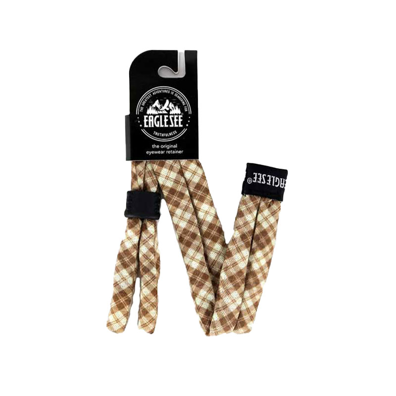 بند عینک ایگلسی مدل تارتان قهوه ای Brown Tartan