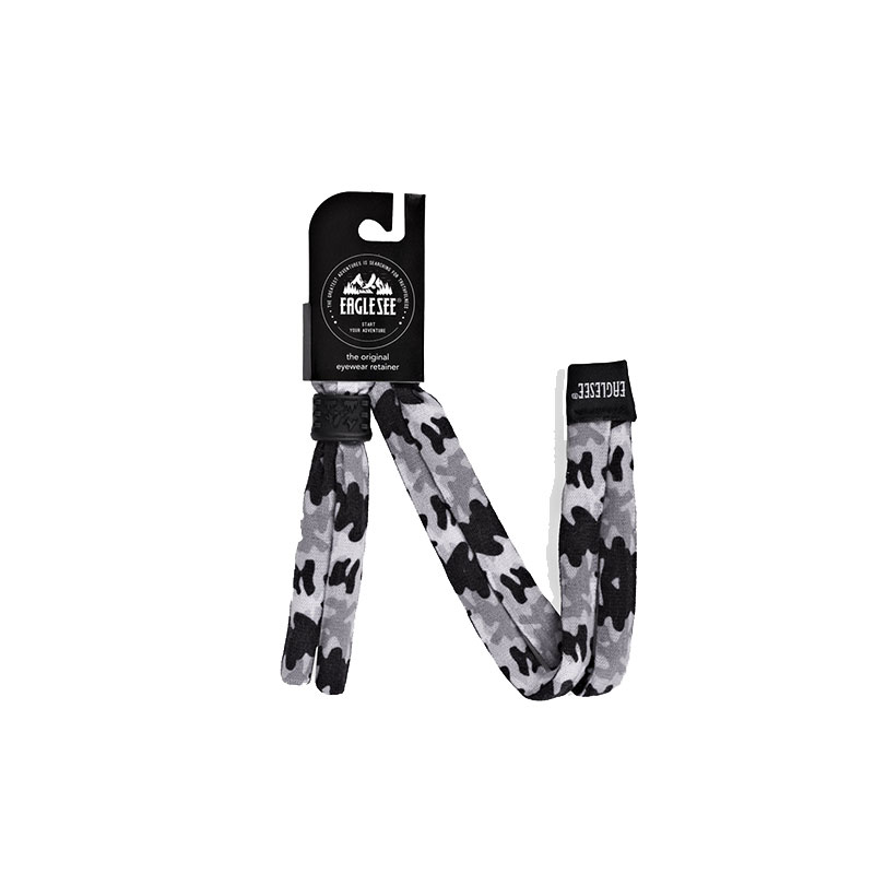 بند عینک ایگلسی مدل کتان استتار طوسی Grey Comouflage Cotton