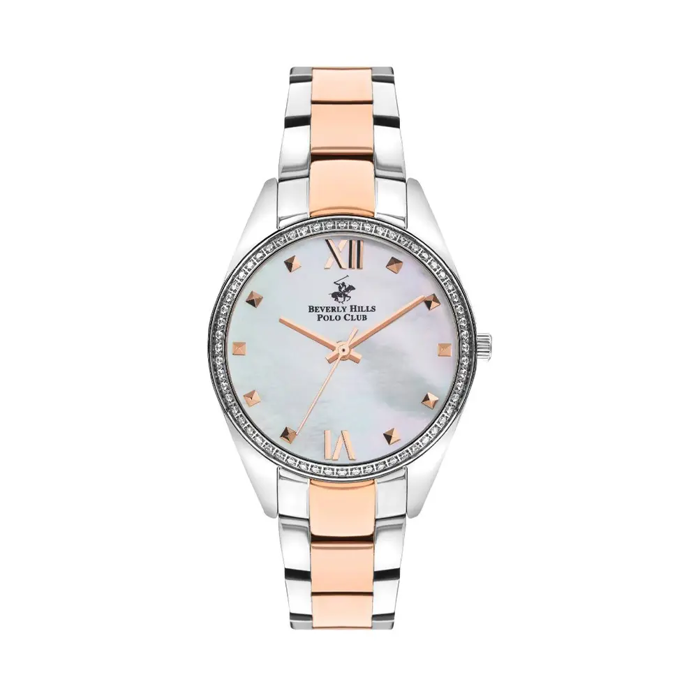 ساعت استیل زنانه پولو بورلی هیلز کوارتز مدل BP3300X.420