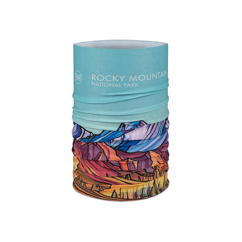 دستمال سر و گردن باف مدل Buff COOLNET UV NATIONAL PARKS ROCKEY MOUNTAIN
