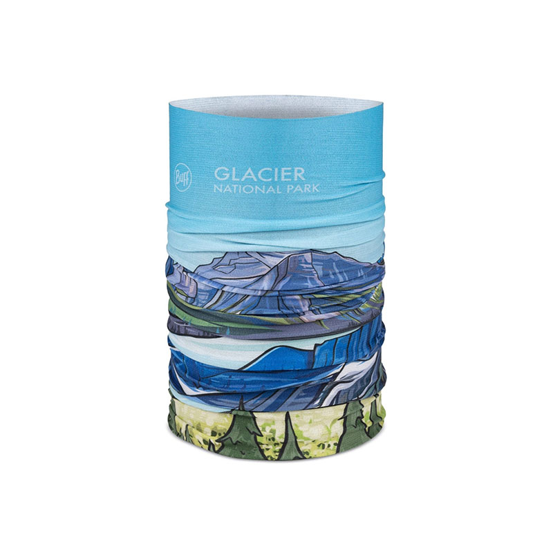 دستمال سر و گردن باف مدل Buff coolnet uv national PARKS GLACIER