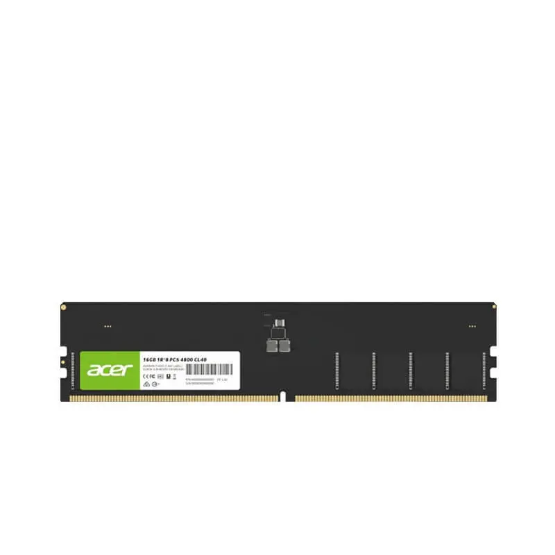رم دسکتاپ DDR5-4800  تک کاناله ایسر مدل Acer UD200 CL40 ظرفیت 16 گیگابایت