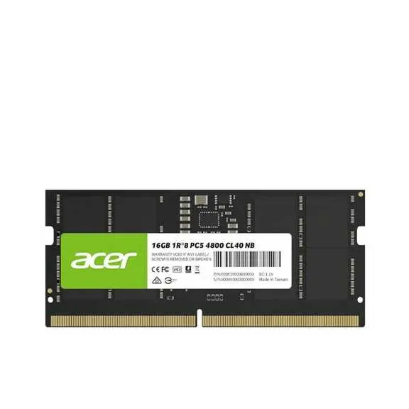 رم لپ‌تاپ DDR5-4800  تک کاناله ایسر مدل Acer SO-DIMM CL40 SD200 ظرفیت 16 گیگابایت