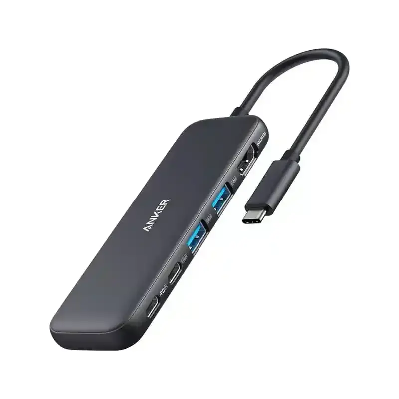هاب 5 پورت انکر مدلAnker USB-C (5 in 1) A8355