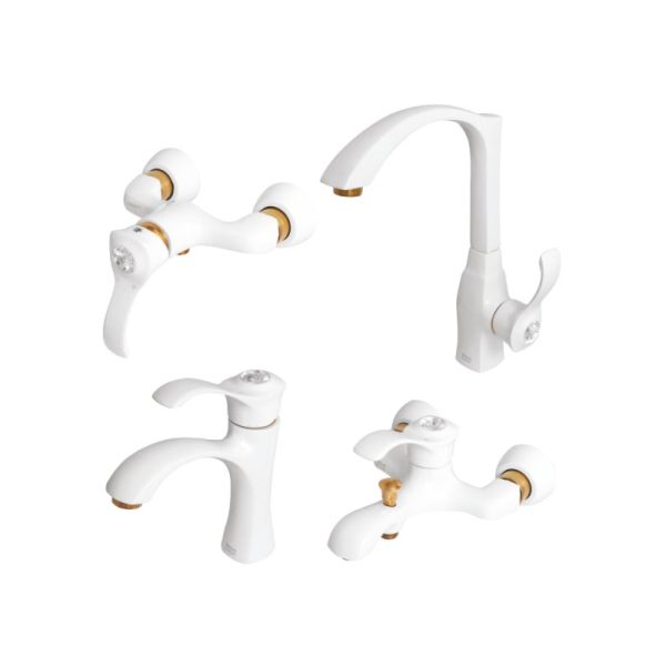 Z013403 Taban4 Pcs. Set Goldwhite